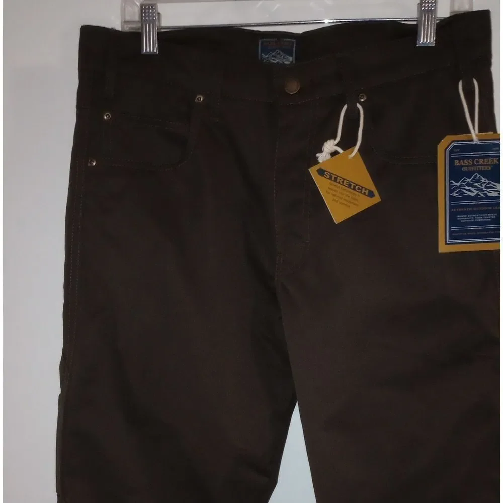 🆕👖 Bass Creek Outfitters Work Wear Carpenter Pants, Brown, 32x30